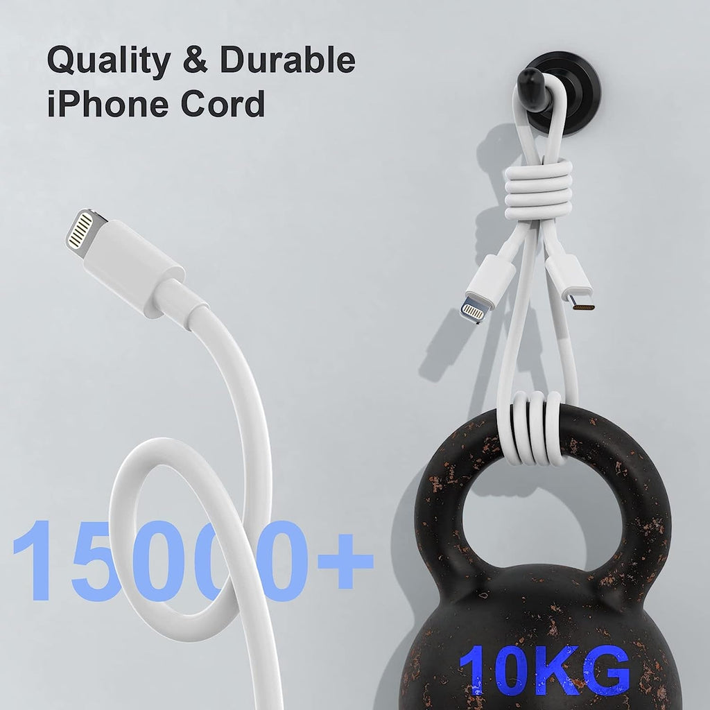 2Pack 20W Type C Charger Block with 6Ft USB C to L Cable, PD Fast Charger Compatible with Iphone, Ipad, Ipod - Top Tech Gadgets