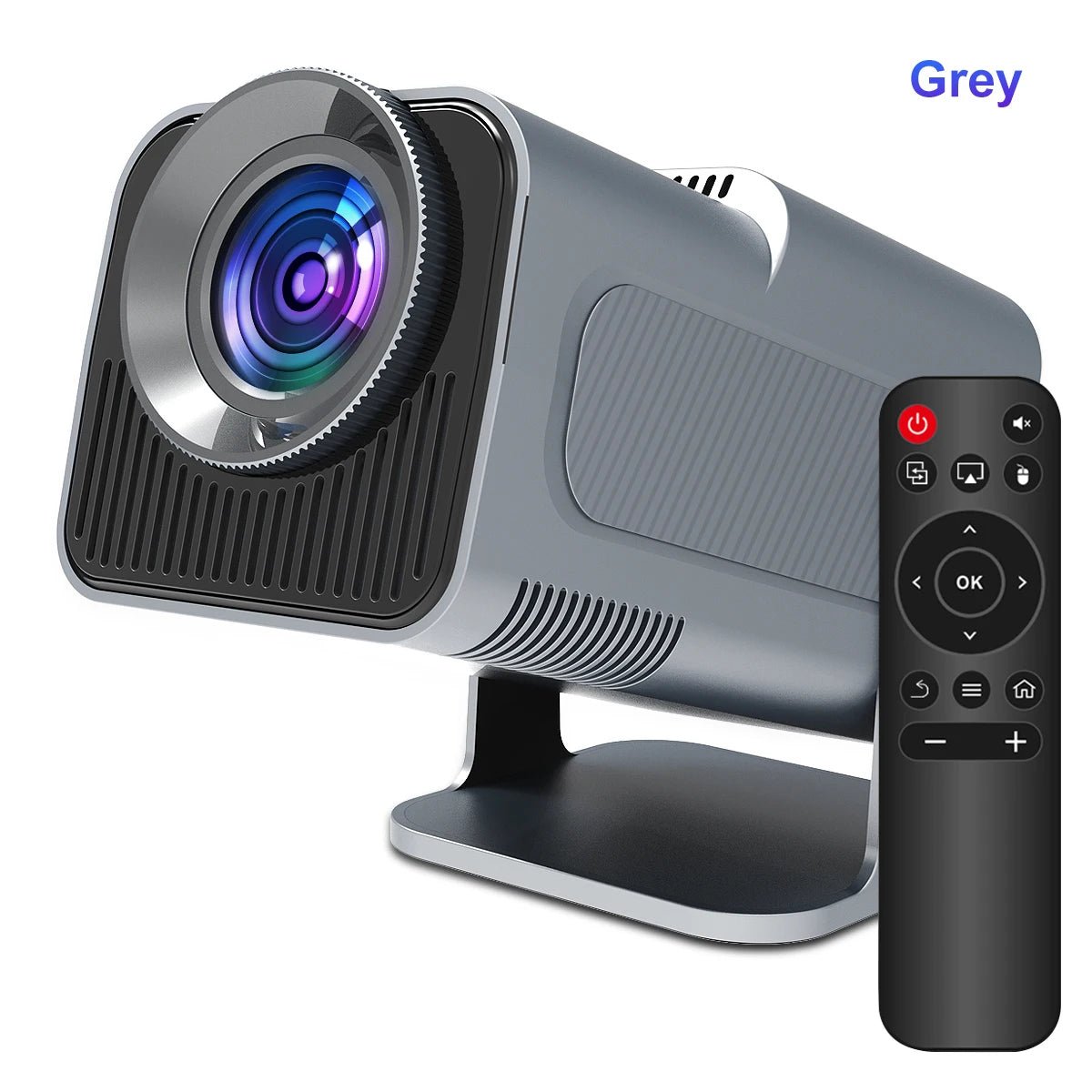4K Android 11 Projector Native 1080P 390ANSI HY320 Dual Wifi6 BT5.0 1920*1080P Cinema Portable Projetor Upgrated HY300 - Top Tech Gadgets