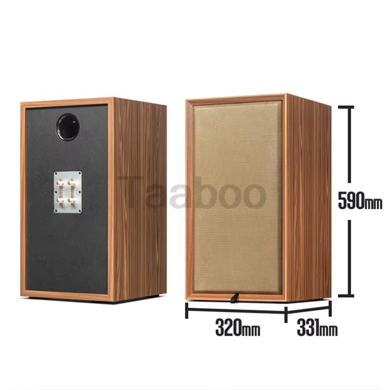 8 Inch Three - Way Labyrinth Speaker Empty Box Bookshelf Speaker Home Speaker DIY Hifi Audio Wooden Handmade Box Passive Speaker - Top Tech Gadgets