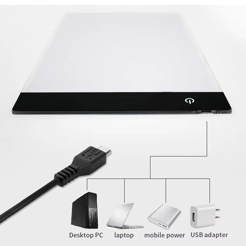 A3/A4/A5 Level Dimmable Led Drawing Copy Pad Board Children'S Toy Painting Educational Kids Grow Creative Gifts for Children - Top Tech Gadgets