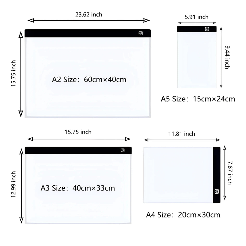 A3/A4/A5 Level Dimmable Led Drawing Copy Pad Board Children'S Toy Painting Educational Kids Grow Creative Gifts for Children - Top Tech Gadgets