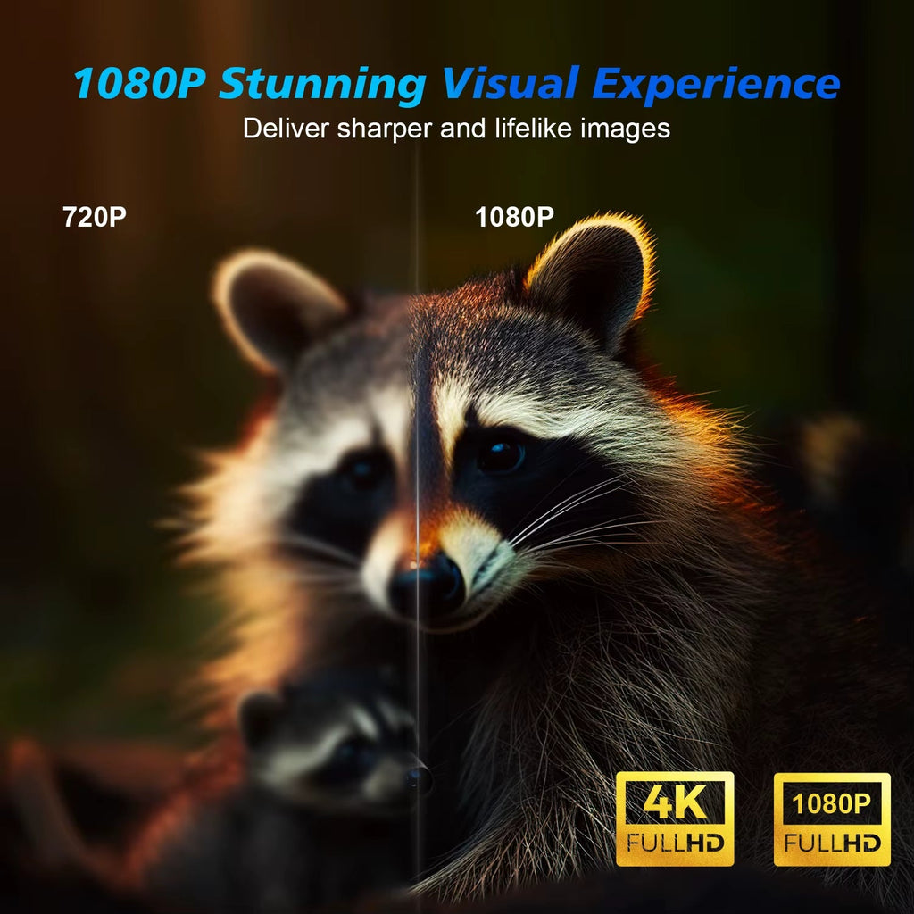 Android 11 4K Smart Projector 580ANSI 1920*1080P Full HD Wifi6 BT5.0 Allwinner H713 Voice Control Home Cinema Theater - Top Tech Gadgets