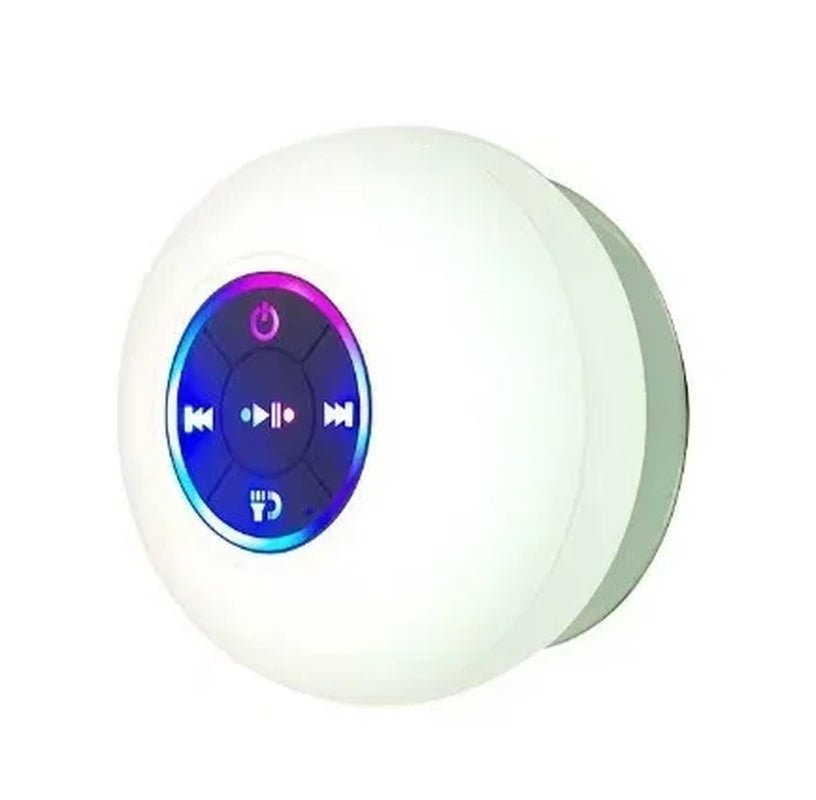 AquaBeat Mini: Waterproof LED Bluetooth Speaker with Powerful Sound & Suction Cup Mount - Top Tech Gadgets