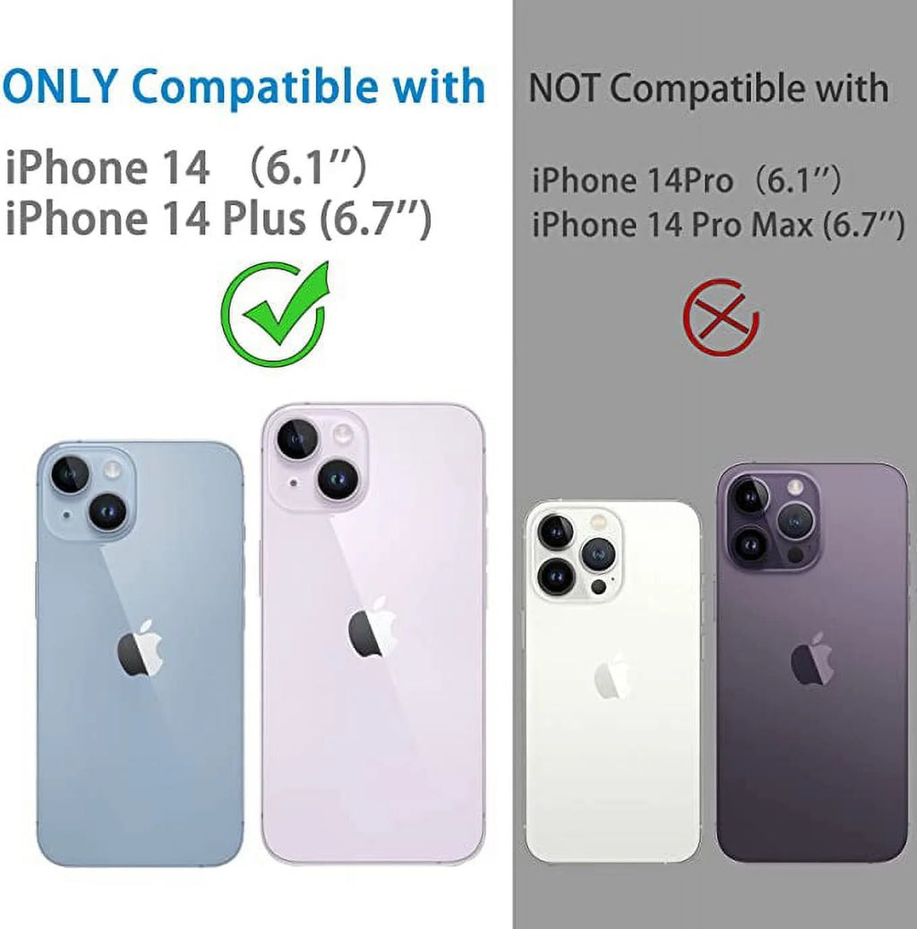 Camera Lens Protector for Iphone 14 & Iphone 14 plus 2022,Premium HD Clear Tempered Glass Lens Cover Flim[Case Friendly][Scratch - Resistant][Easy Installation][Night Circle] - Top Tech Gadgets