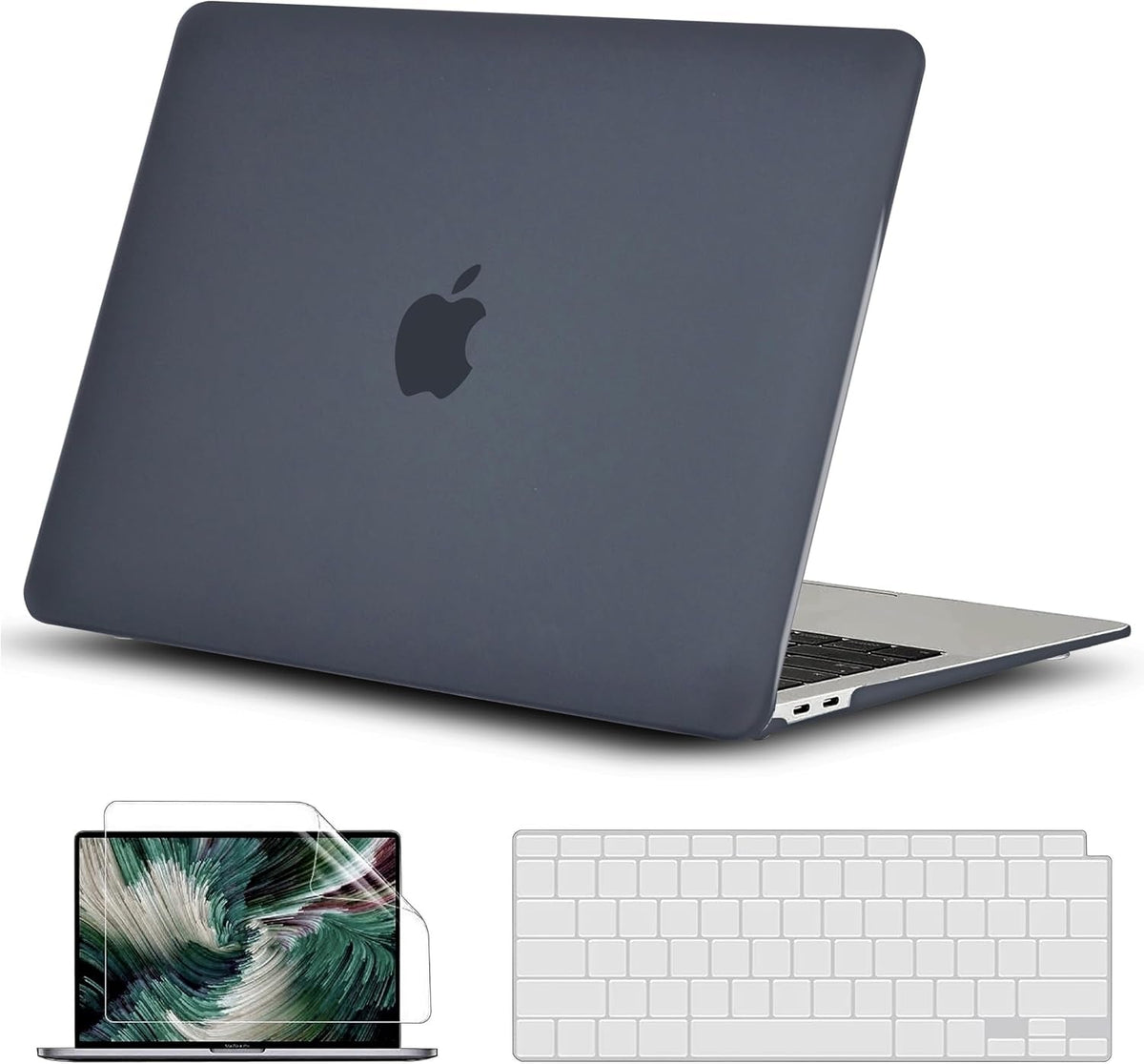 Case for Macbook Pro 16 Inch (2026-2021) M5 A3429 A3428 A3403 M4 A3186 M3 A2991 M2 A2780 M1 A2485, Plastic Hard Shell, Keyboard Cover, Screen Protector, Matte Black - Top Tech Gadgets