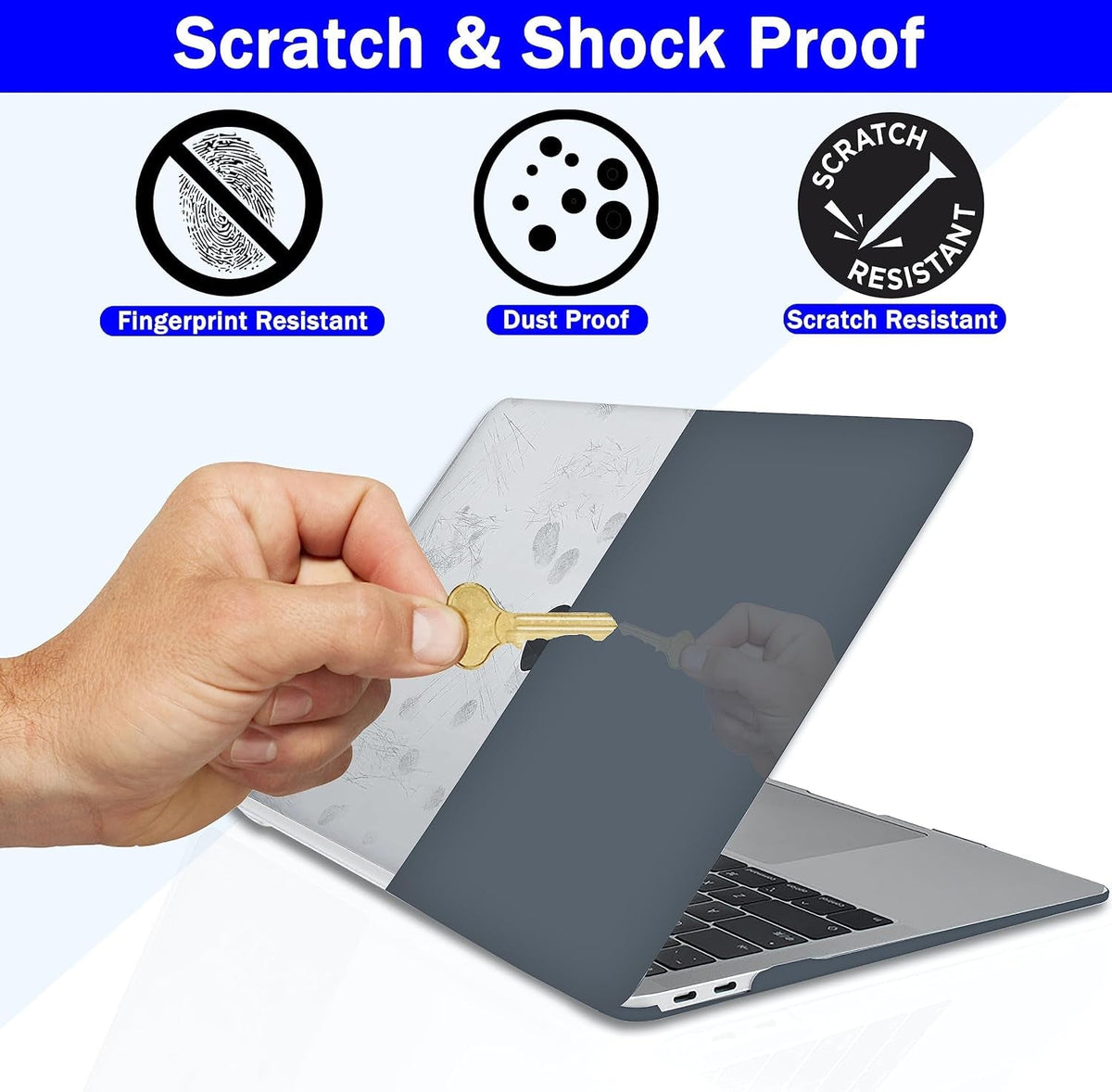 Case for Macbook Pro 16 Inch (2026-2021) M5 A3429 A3428 A3403 M4 A3186 M3 A2991 M2 A2780 M1 A2485, Plastic Hard Shell, Keyboard Cover, Screen Protector, Matte Black - Top Tech Gadgets