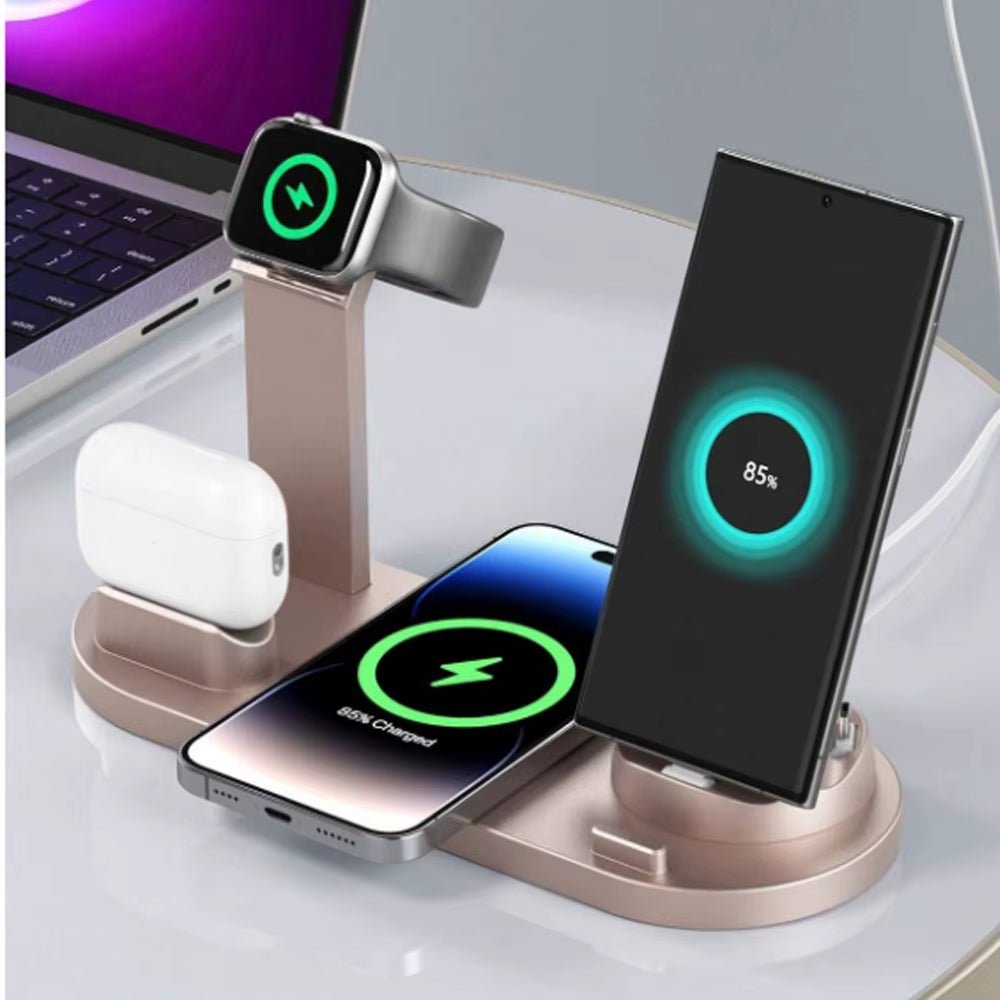 ChargeHub™ Pro 4 - in - 1 Wireless Dock – One Stand. Total Power. Zero Clutter - Top Tech Gadgets