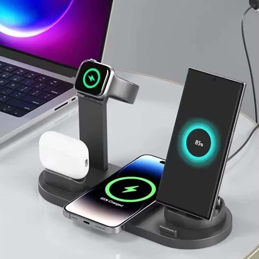 ChargeHub™ Pro 4 - in - 1 Wireless Dock – One Stand. Total Power. Zero Clutter - Top Tech Gadgets