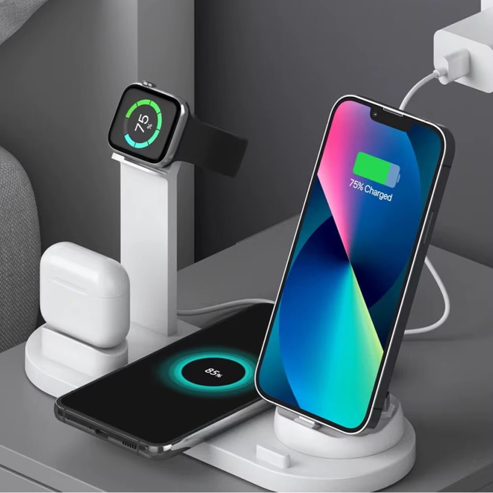 ChargeHub™ Pro 4 - in - 1 Wireless Dock – One Stand. Total Power. Zero Clutter - Top Tech Gadgets
