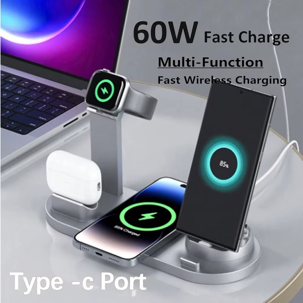ChargeHub™ Pro 4 - in - 1 Wireless Dock – One Stand. Total Power. Zero Clutter - Top Tech Gadgets