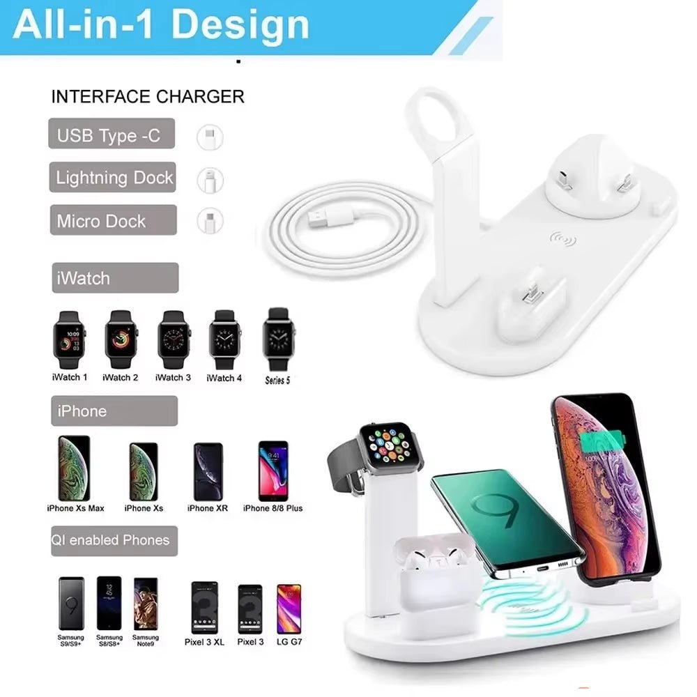 ChargeHub™ Pro 4 - in - 1 Wireless Dock – One Stand. Total Power. Zero Clutter - Top Tech Gadgets