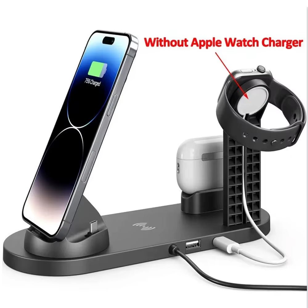 ChargeHub™ Pro 4 - in - 1 Wireless Dock – One Stand. Total Power. Zero Clutter - Top Tech Gadgets