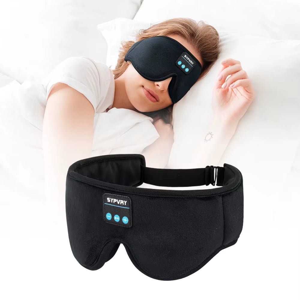 DreamTune 3D: Bluetooth Sleep Mask with Wireless Headset & Adjustable Eye Cover - Top Tech Gadgets