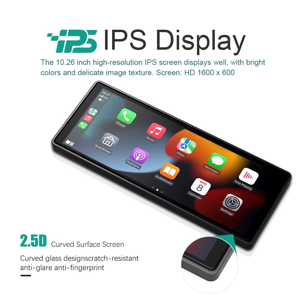 Drive Smart: 10.26 - Inch Wireless CarPlay & Android Auto Multimedia Video Player - Top Tech Gadgets