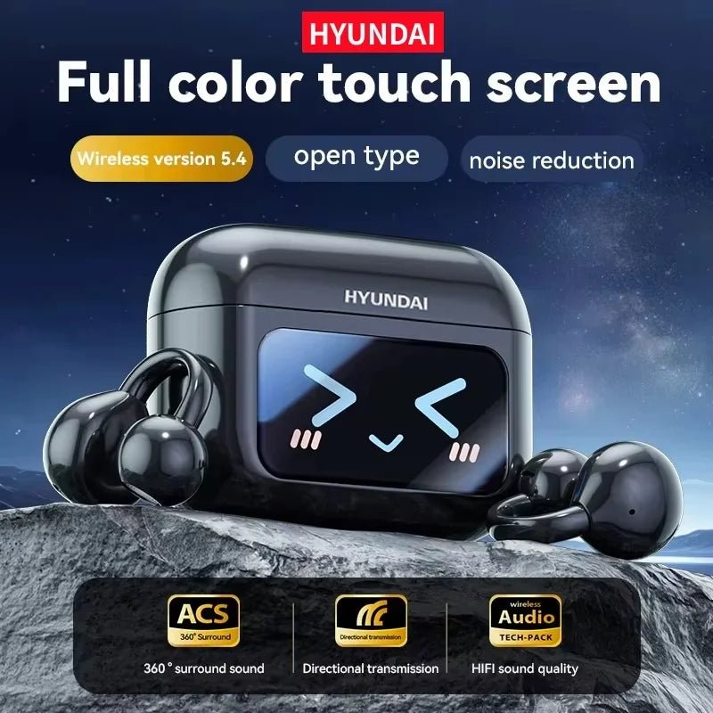 EchoGrip™ M100 ENC Ear Clip Earphones – Style, Sound, and Smart Control - Top Tech Gadgets