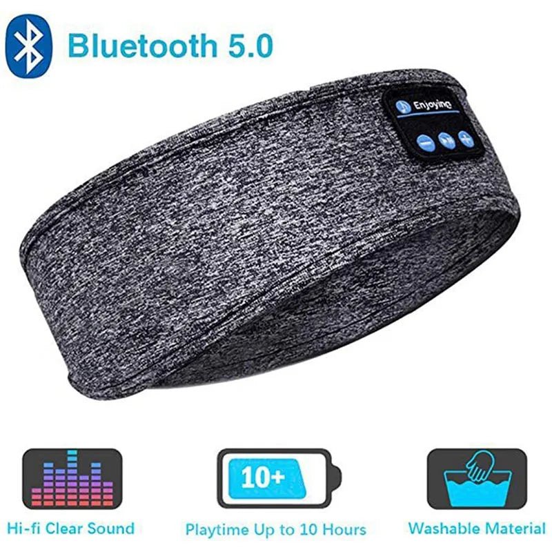 Enjoying Wireless Bluetooth Sleep Headband – Sleep, Sweat, and Stream in Total Comfort - Top Tech Gadgets