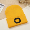 GlowGear™ LED Beanie Hat: USB Rechargeable Winter Headlamp Cap for Warmth & Hands - Free Light - Top Tech Gadgets
