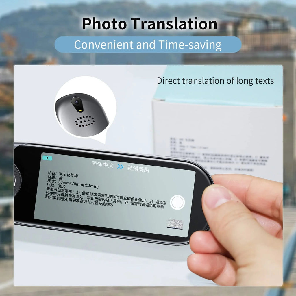 Language Translator Device for Dyslexia,Reader Pen Translation Scanner Dictionary Pen - AI Voice & Camera Translators - Real - Time All Foreign Languages Travel & Business,Learning,Meeting - Top Tech Gadgets