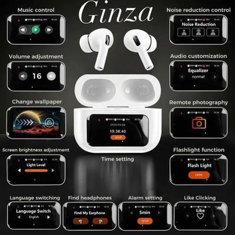 LED Display Noise - Canceling Bluetooth Earbuds - Top Tech Gadgets