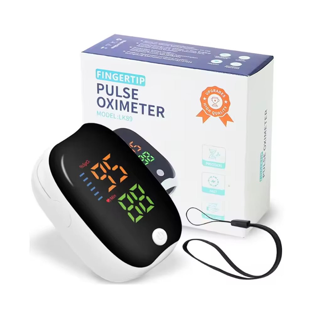LK89 Finger Pulse Oximeter Medical Portable Blood Oxygen Oxymetre Heart Rate Saturation Meter OLED Oximetro De Dedo LED Display - Top Tech Gadgets