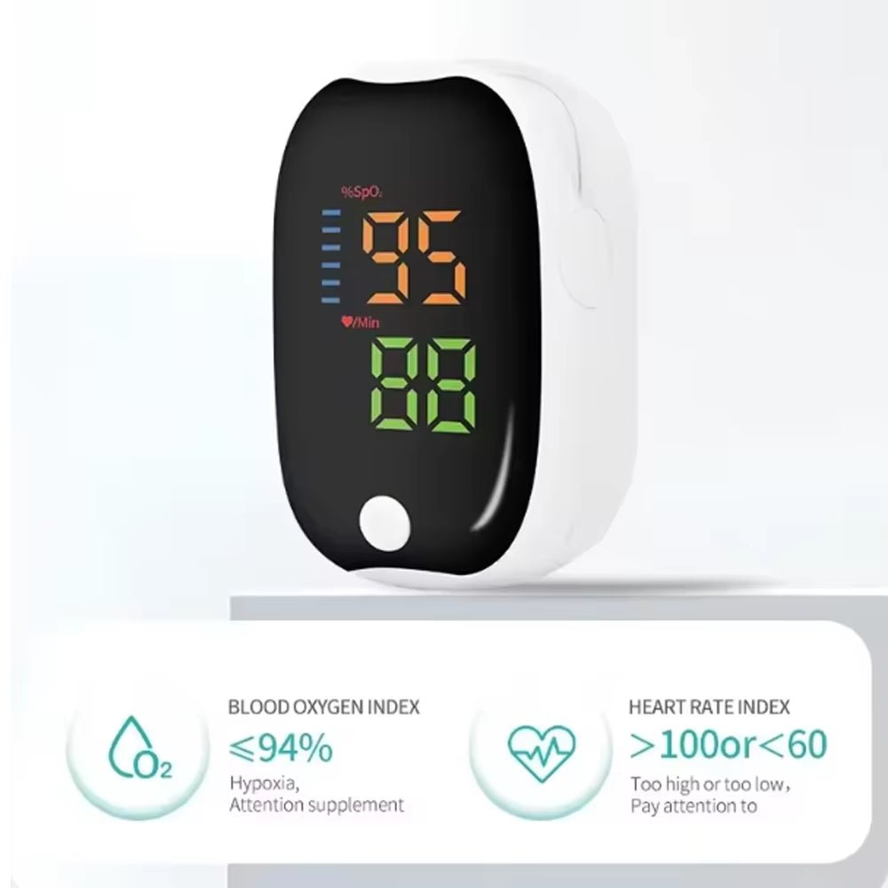 LK89 Finger Pulse Oximeter Medical Portable Blood Oxygen Oxymetre Heart Rate Saturation Meter OLED Oximetro De Dedo LED Display - Top Tech Gadgets
