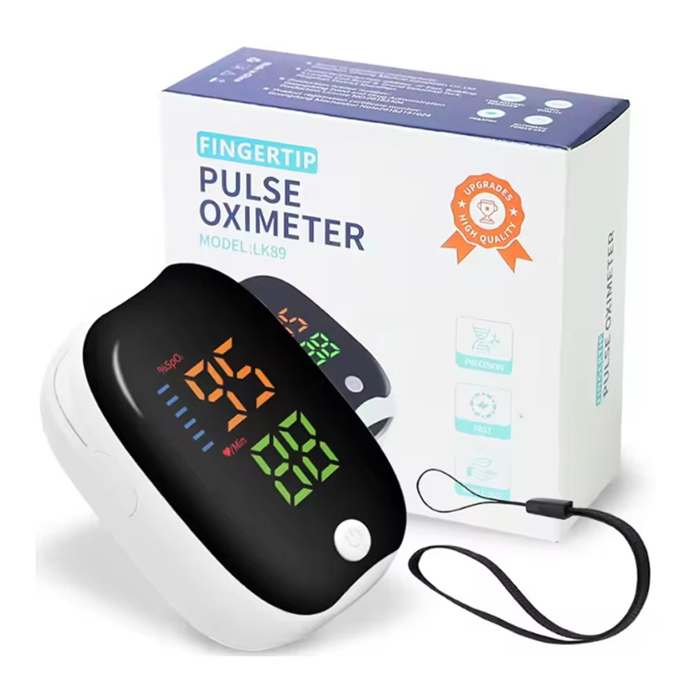 LK89 Finger Pulse Oximeter Medical Portable Blood Oxygen Oxymetre Heart Rate Saturation Meter OLED Oximetro De Dedo LED Display - Top Tech Gadgets