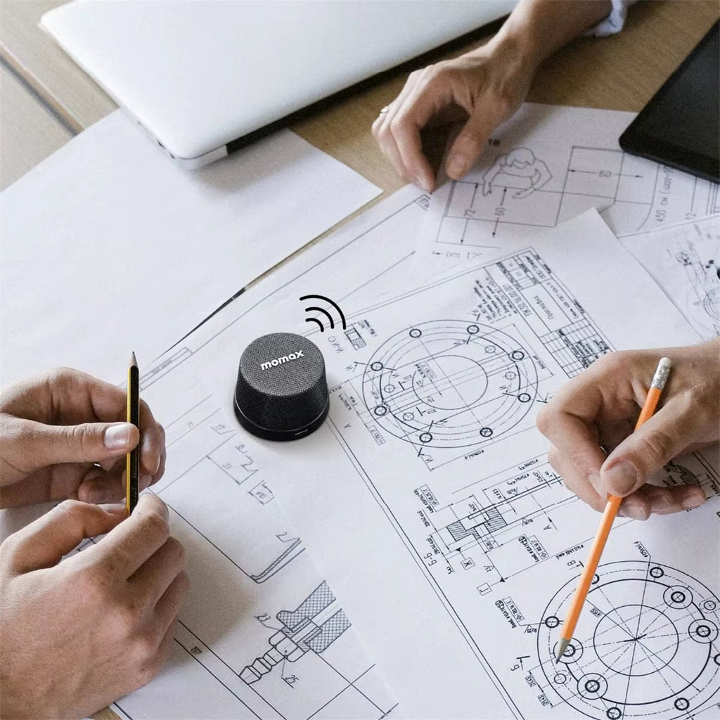 MOMAX 1 - Vibe Go: Magnetic Wireless Speaker & Phone Stand - Top Tech Gadgets
