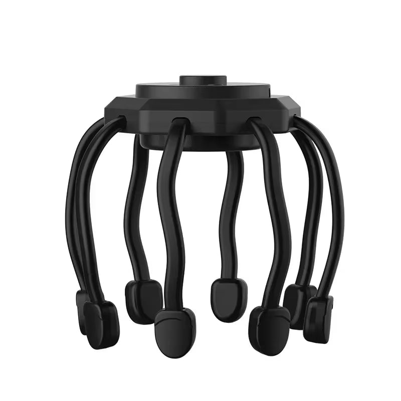 NeuroRelax™ Octopus Head Massager: 20 - Contact Electric Scalp Massager with Red Light Therapy - Top Tech Gadgets