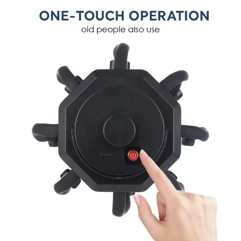 NeuroRelax™ Octopus Head Massager: 20 - Contact Electric Scalp Massager with Red Light Therapy - Top Tech Gadgets