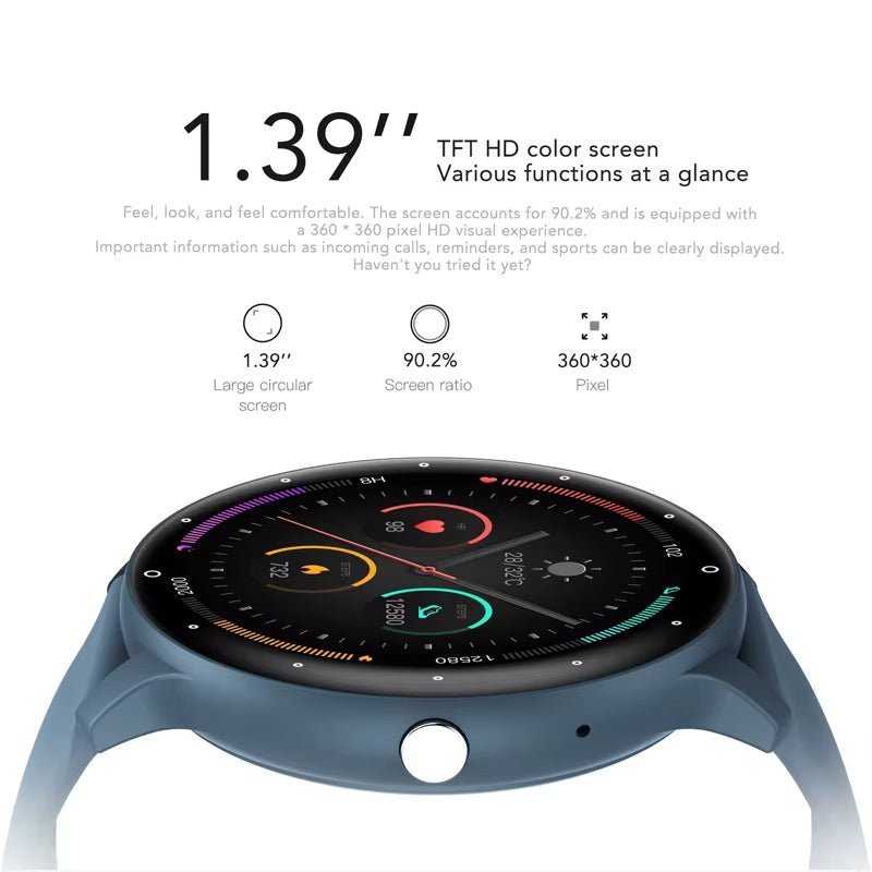 New Smart Watch Men Sports Fitness Watch Heart Rate Full Touch Screen Bluetooth Call 2025 New Ultra Light Smartwatch - Top Tech Gadgets