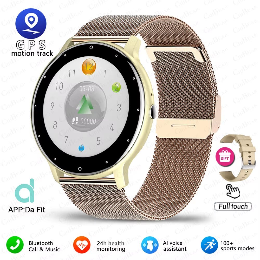 New Smart Watch Men Sports Fitness Watch Heart Rate Full Touch Screen Bluetooth Call 2025 New Ultra Light Smartwatch - Top Tech Gadgets
