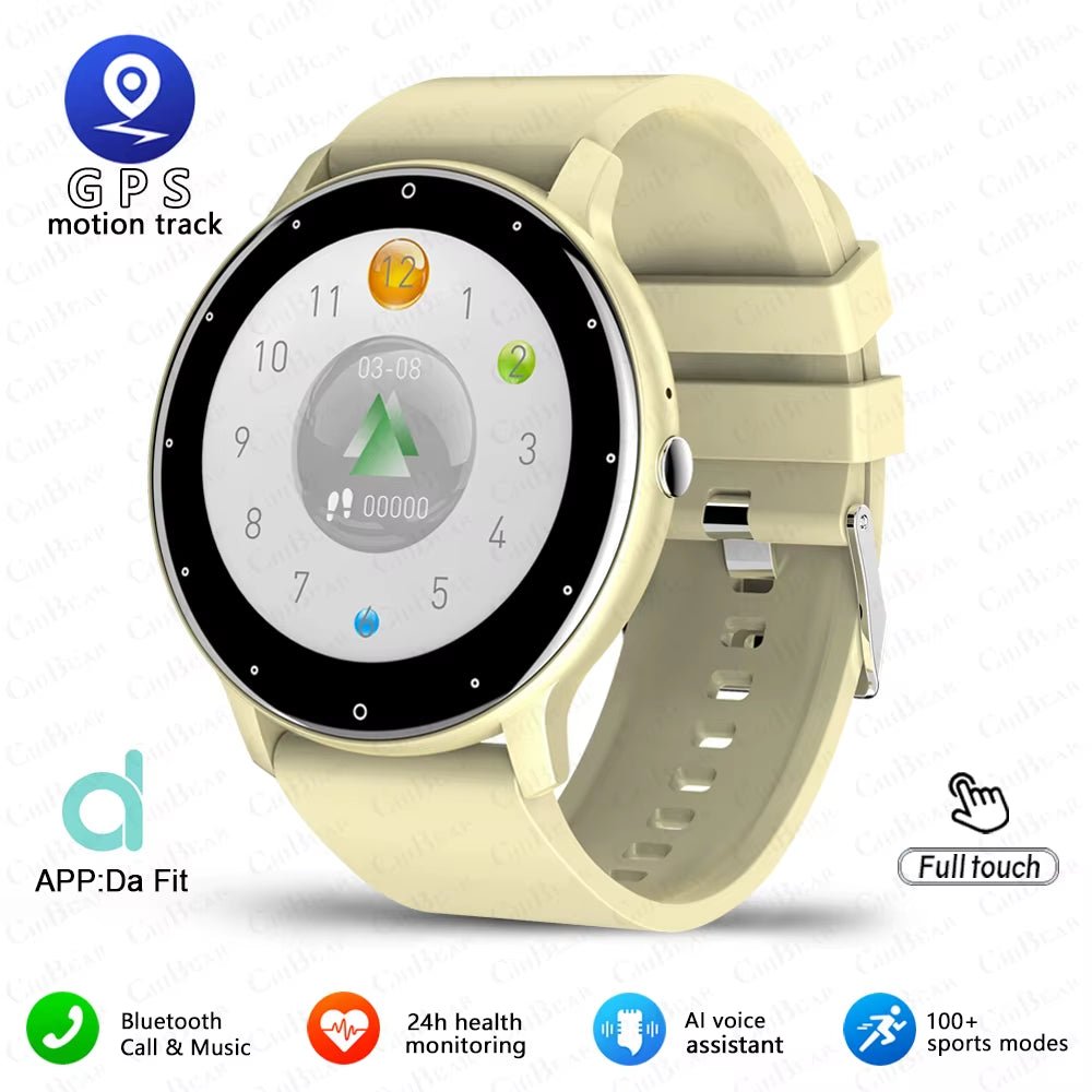 New Smart Watch Men Sports Fitness Watch Heart Rate Full Touch Screen Bluetooth Call 2025 New Ultra Light Smartwatch - Top Tech Gadgets