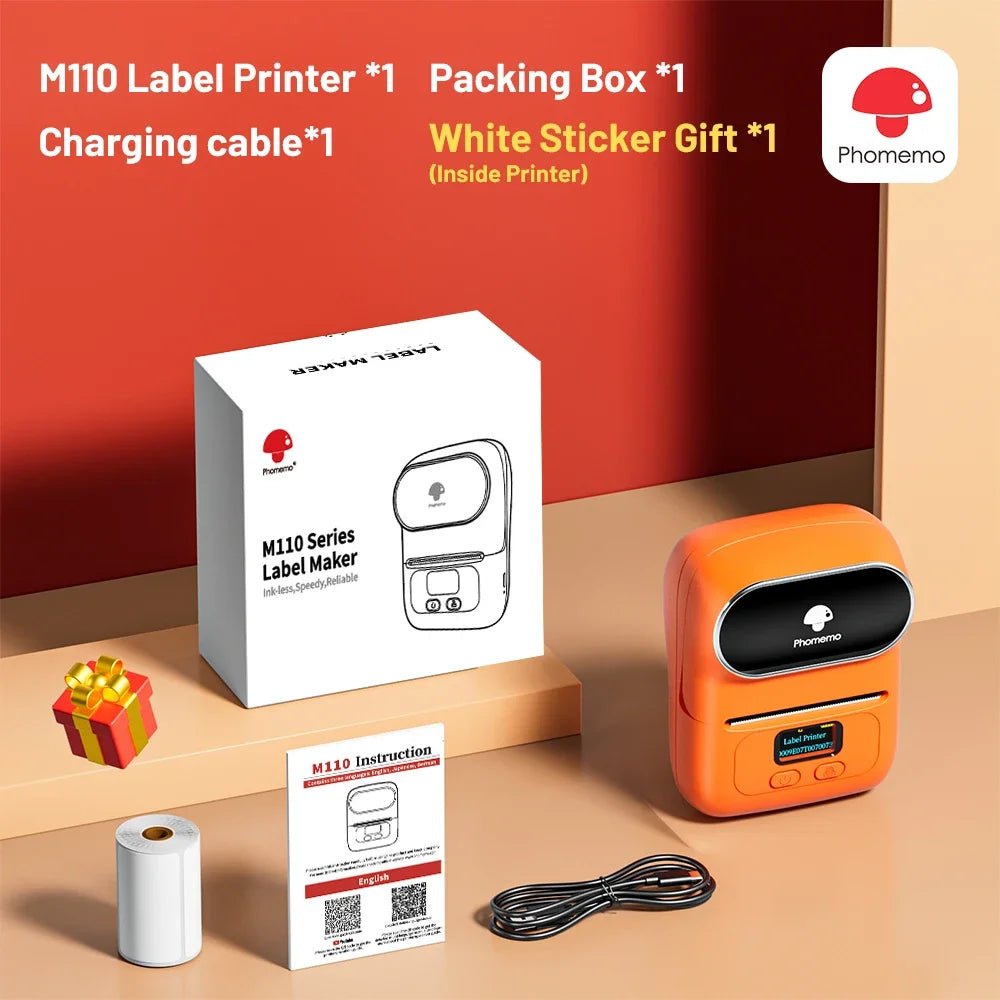 Phomemo M110 Mini Thermal Label Printer - Your Ultimate Portable Solution for Custom Stickers and Price Tags - Top Tech Gadgets