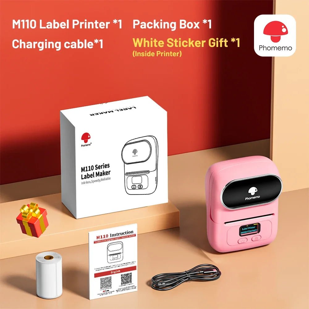 Phomemo M110 Mini Thermal Label Printer - Your Ultimate Portable Solution for Custom Stickers and Price Tags - Top Tech Gadgets