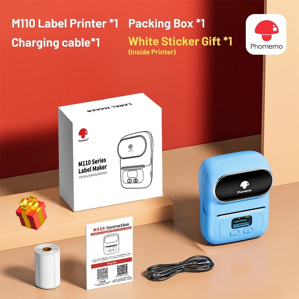 Phomemo M110 Mini Thermal Label Printer - Your Ultimate Portable Solution for Custom Stickers and Price Tags - Top Tech Gadgets