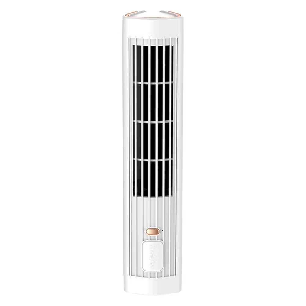 Portable Bladeless Tower Fan 2/3 Speeds Electric Fan Personal Fan Quiet Standing Fan Rechargeable Wall Mount Fan Desktop Fan New - Top Tech Gadgets