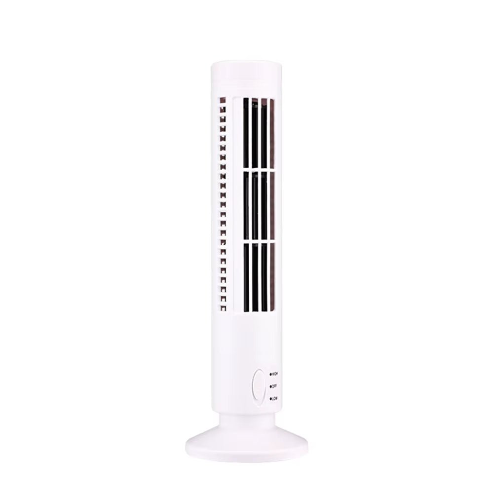 Portable Bladeless Tower Fan 2/3 Speeds Electric Fan Personal Fan Quiet Standing Fan Rechargeable Wall Mount Fan Desktop Fan New - Top Tech Gadgets
