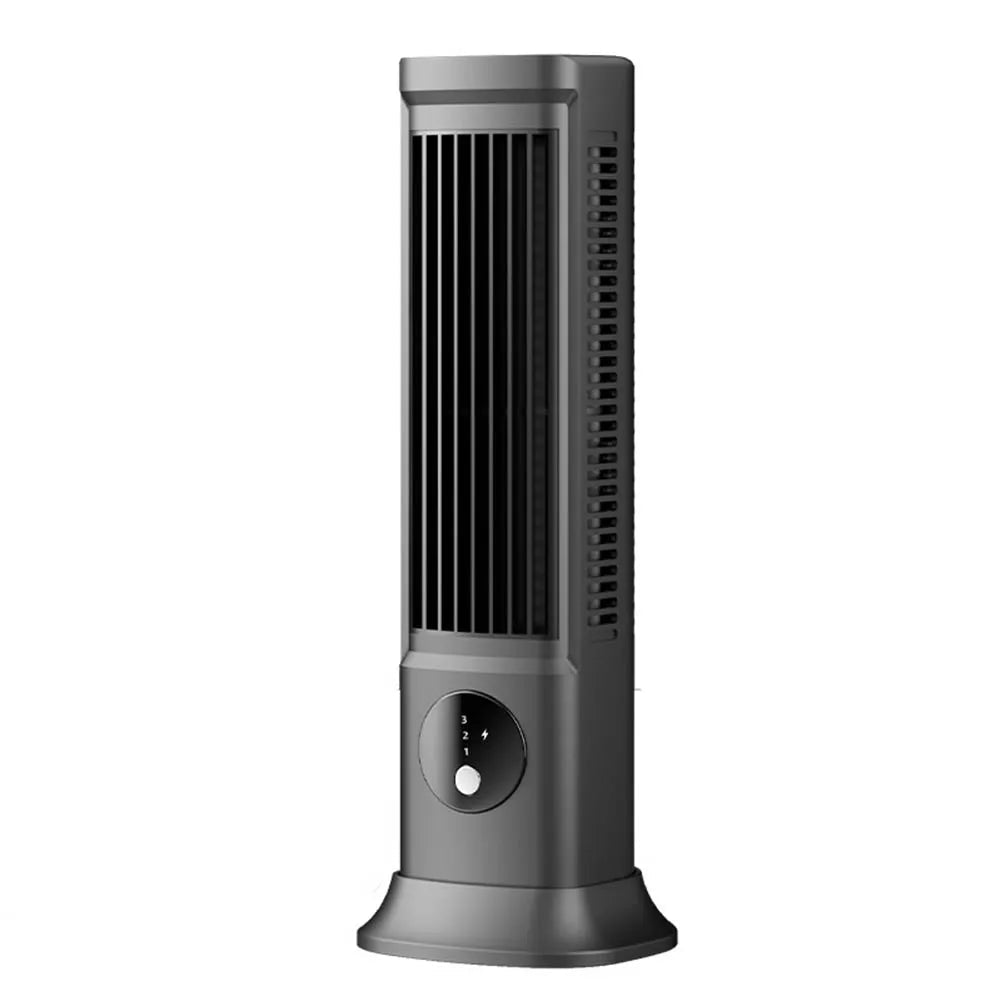 Portable Bladeless Tower Fan 2/3 Speeds Electric Fan Personal Fan Quiet Standing Fan Rechargeable Wall Mount Fan Desktop Fan New - Top Tech Gadgets