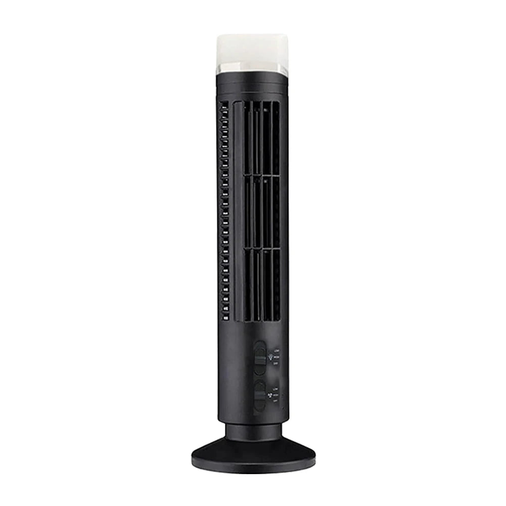 Portable Bladeless Tower Fan 2/3 Speeds Electric Fan Personal Fan Quiet Standing Fan Rechargeable Wall Mount Fan Desktop Fan New - Top Tech Gadgets