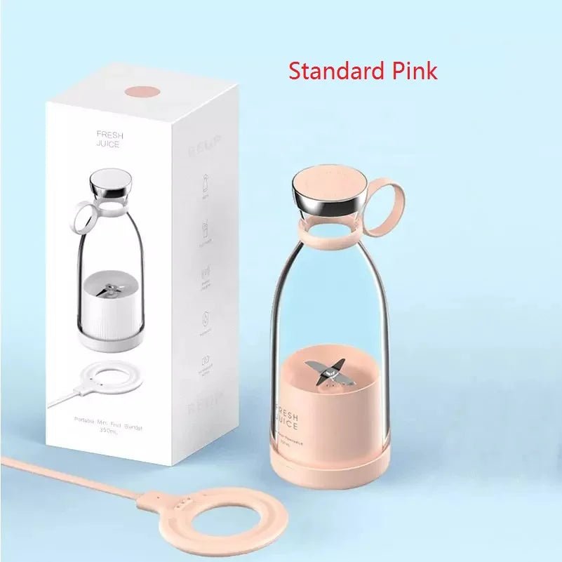 Portable Blender Juicer 350ML Mixeur Wireless Rechargeable Mini USB Juicer Cup Fruit Mixer Travel Bottle Smoothie Extractor - Top Tech Gadgets