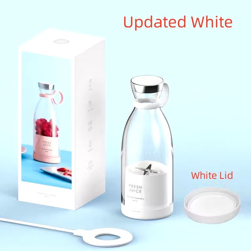Portable Blender Juicer 350ML Mixeur Wireless Rechargeable Mini USB Juicer Cup Fruit Mixer Travel Bottle Smoothie Extractor - Top Tech Gadgets