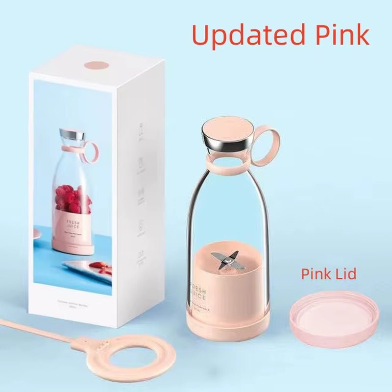 Portable Blender Juicer 350ML Mixeur Wireless Rechargeable Mini USB Juicer Cup Fruit Mixer Travel Bottle Smoothie Extractor - Top Tech Gadgets