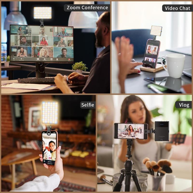 Portable Rechargeable LED Clip - On Selfie Light - Top Tech Gadgets