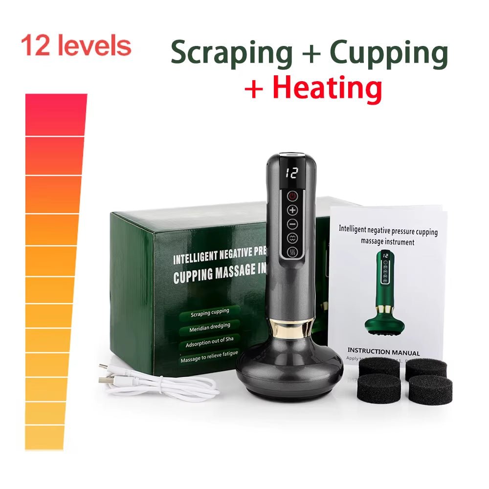 SculptEase™ Magnetic Cupping Massager: Rechargeable Body & Cellulite Scraping Machine - Top Tech Gadgets