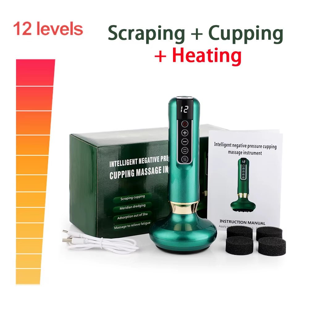 SculptEase™ Magnetic Cupping Massager: Rechargeable Body & Cellulite Scraping Machine - Top Tech Gadgets