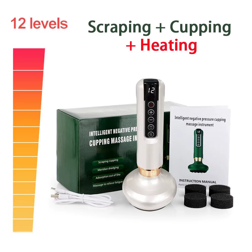 SculptEase™ Magnetic Cupping Massager: Rechargeable Body & Cellulite Scraping Machine - Top Tech Gadgets