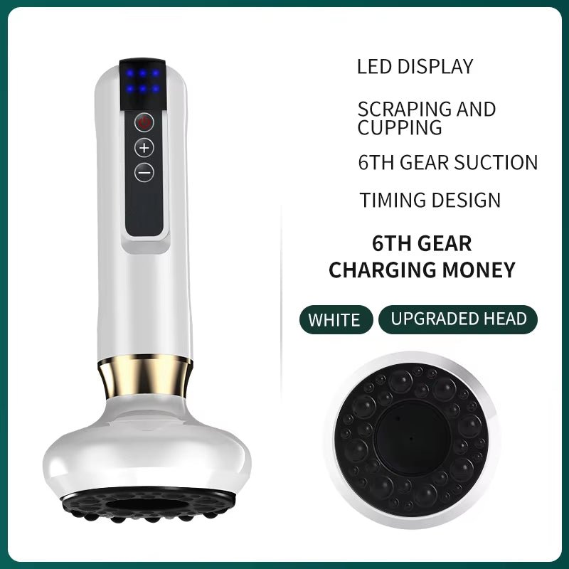 SculptEase™ Magnetic Cupping Massager: Rechargeable Body & Cellulite Scraping Machine - Top Tech Gadgets