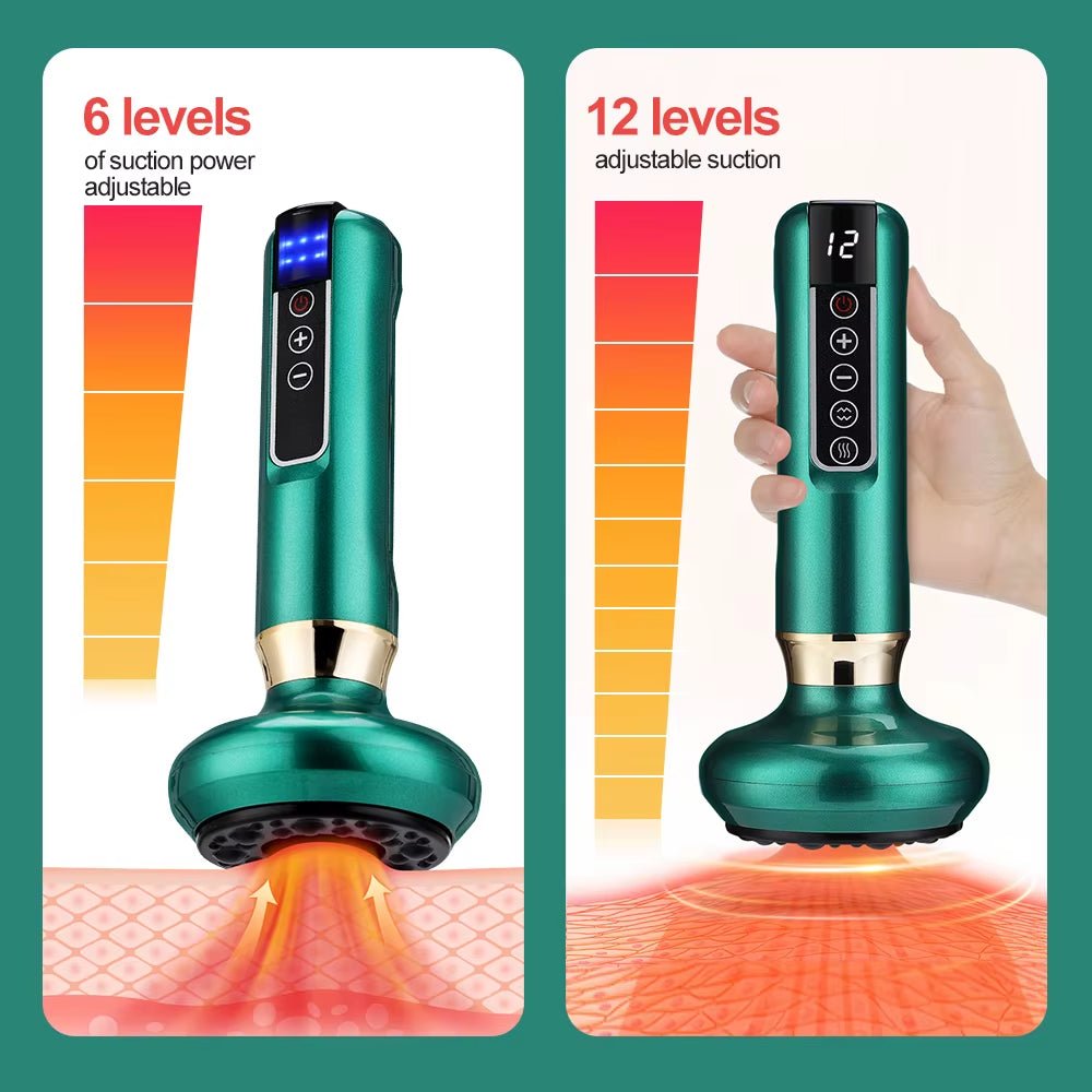 SculptEase™ Magnetic Cupping Massager: Rechargeable Body & Cellulite Scraping Machine - Top Tech Gadgets