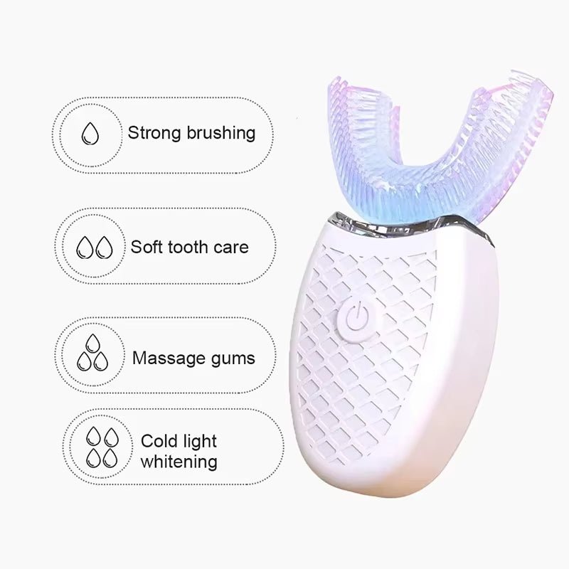 SonicGlow™ 360° Electric Toothbrush: USB Rechargeable Automatic Toothbrush for Deep, Effortless Cleaning - Top Tech Gadgets