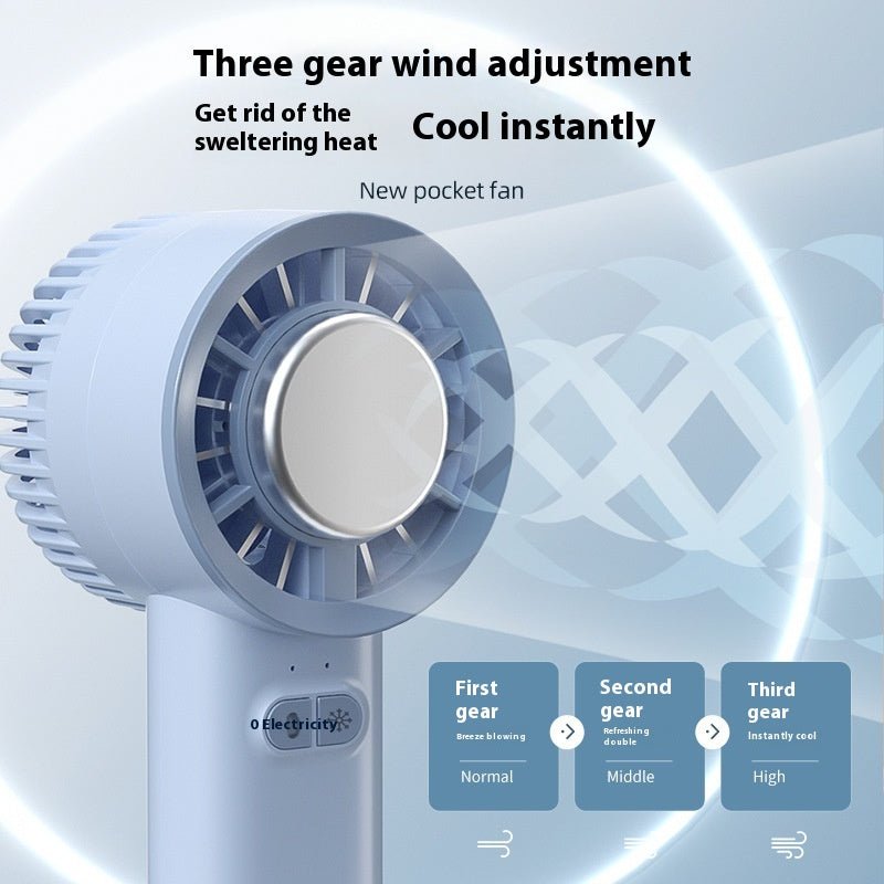 Summer Portable Turbo Jet Fan with Brushless Motor - High-Speed Mini Cooling Blower - Top Tech Gadgets